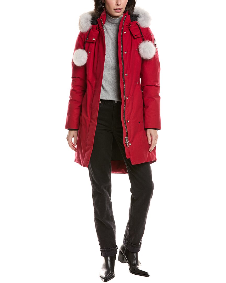 Moose Knuckles Stirling Parka In Red
