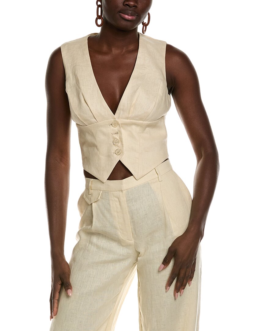 Bardot Geordy Linen Vest