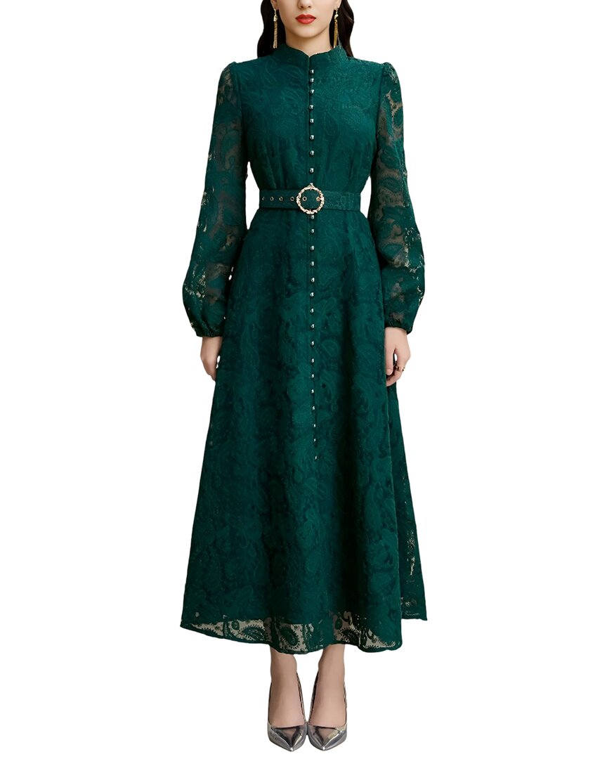 Vincent Maxi Dress In Green