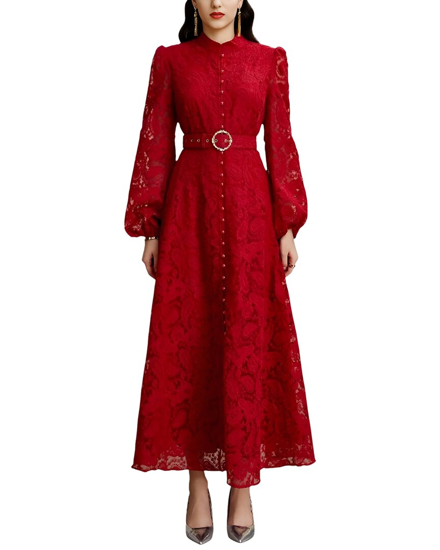 Vincent Maxi Dress In Red