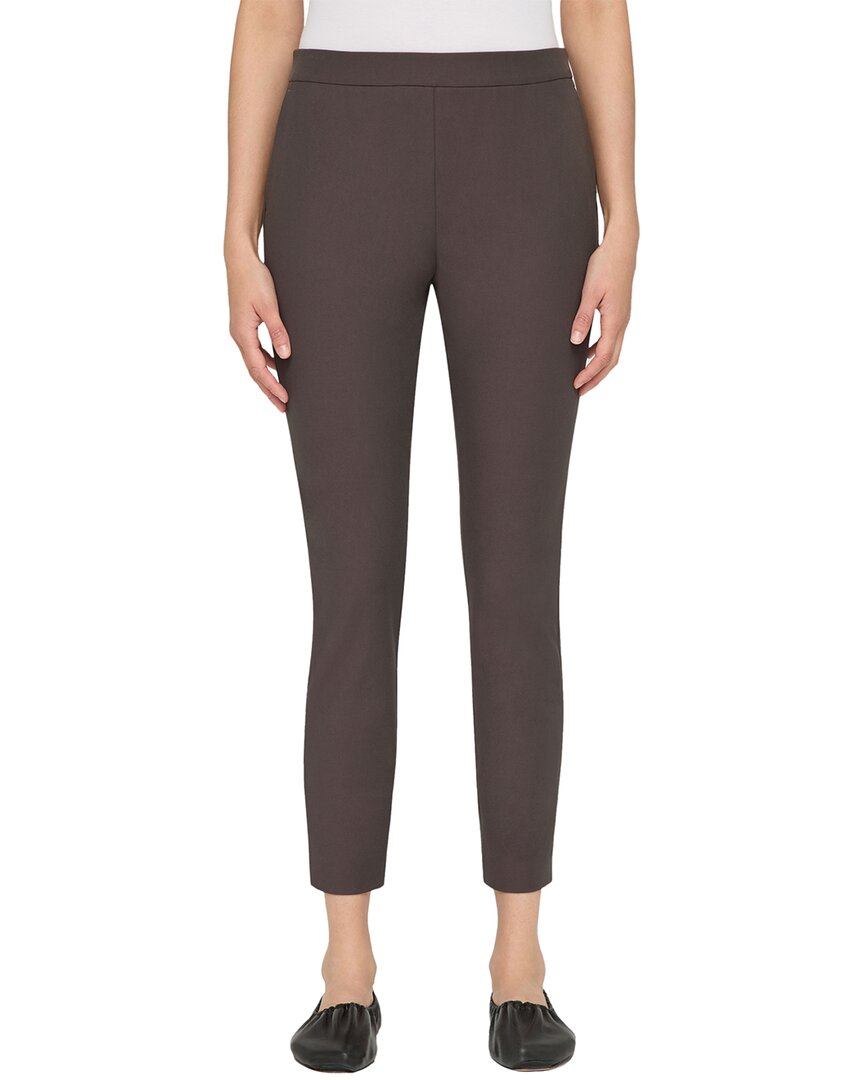 Lafayette 148 New York Murray Cropped Pant In Brown