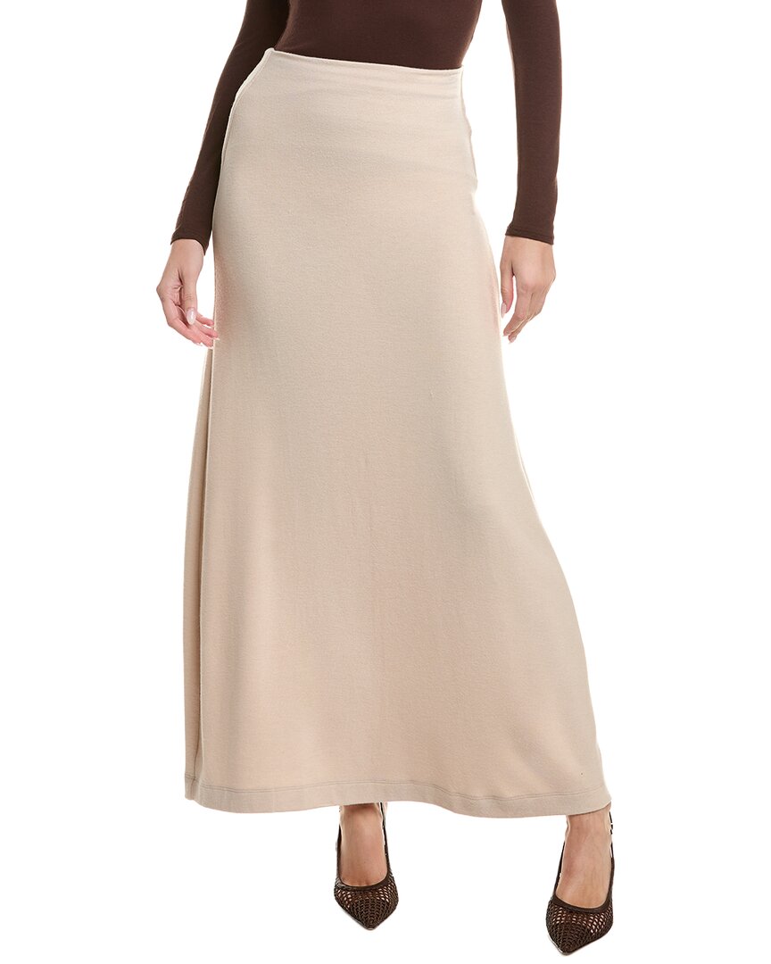 Leset Lauren High Waist Maxi Skirt In Neutral