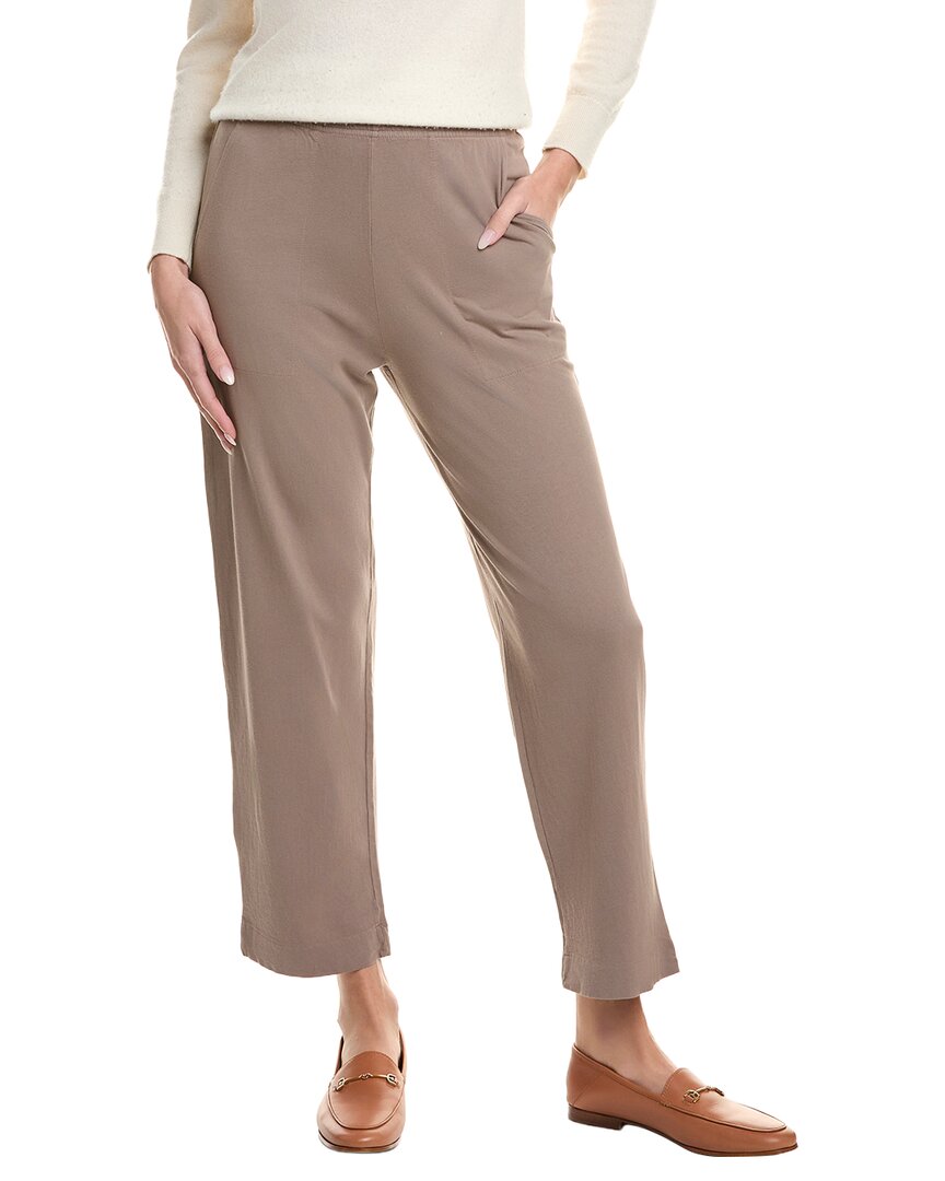 Leset Margo Tapered Pant In Brown