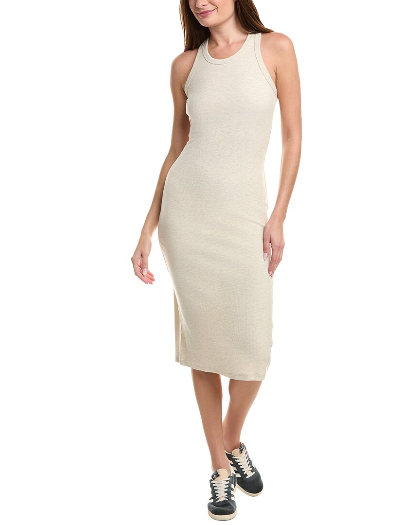 Leset Kelly Knit Midi Dress In Yellow