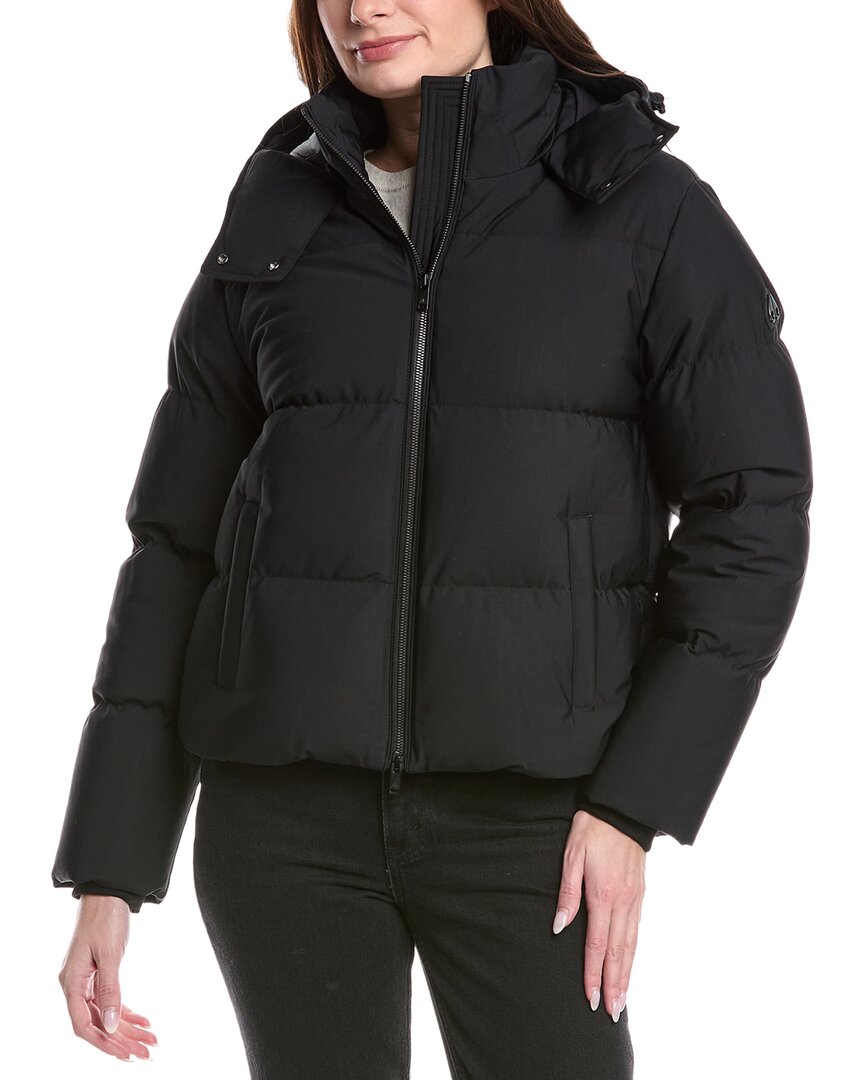 Moose Knuckles Down Puffer Jacket In Black