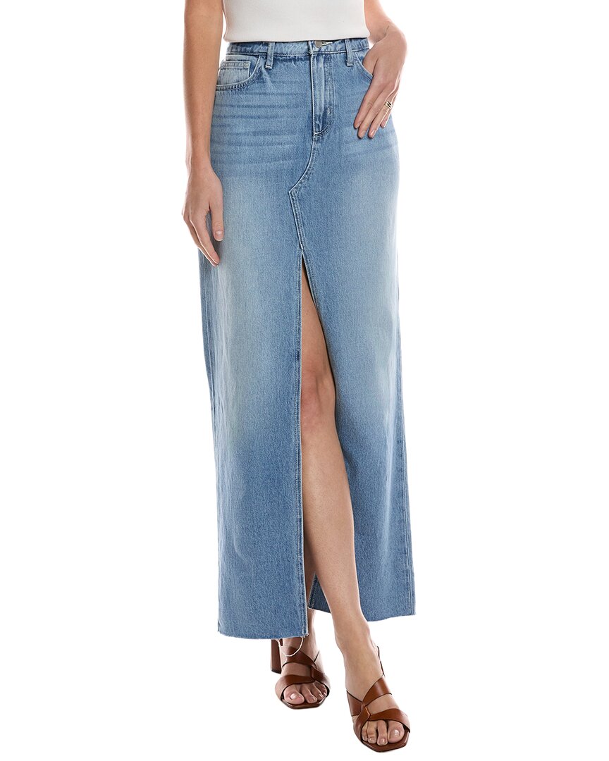 L'agence Rysa Maxi Skirt In Blue