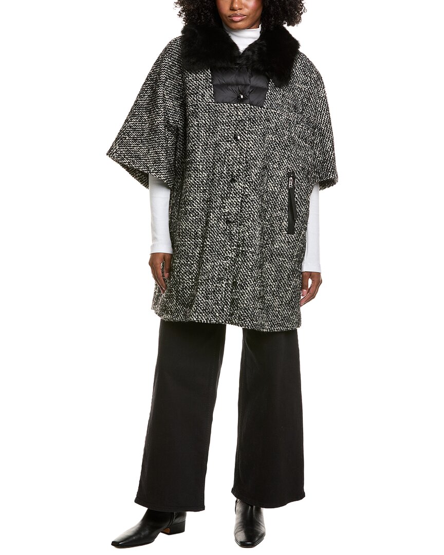 Bogner Gwen Knit Wool-blend Jacket In Black