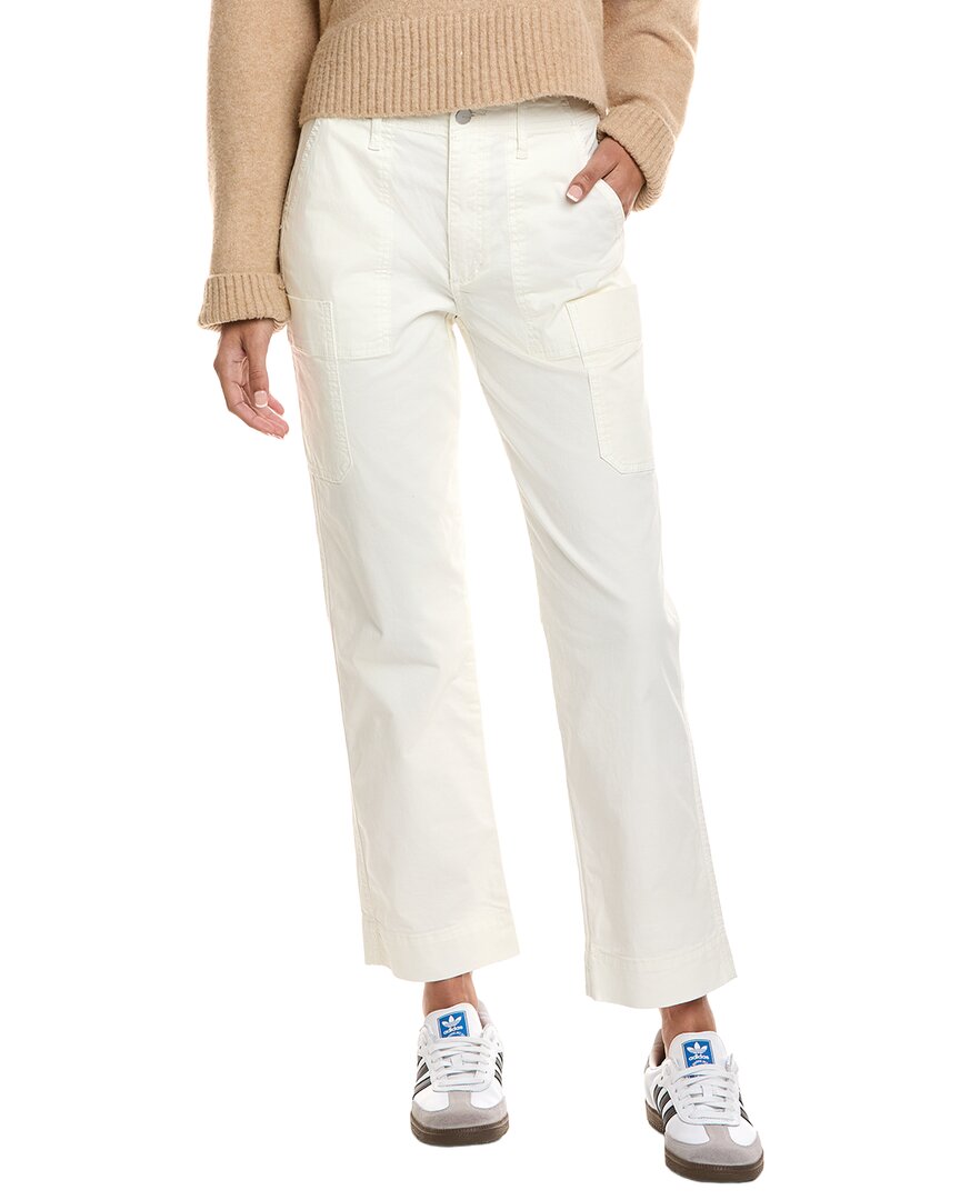 Joe's Jeans The Utility High-rise Cream Straight Leg Jean In Neutral