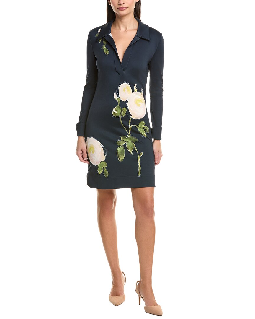 Oscar De La Renta Polo Dress In Multi