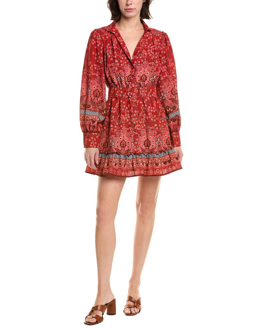 Fate Belted Waist In Red