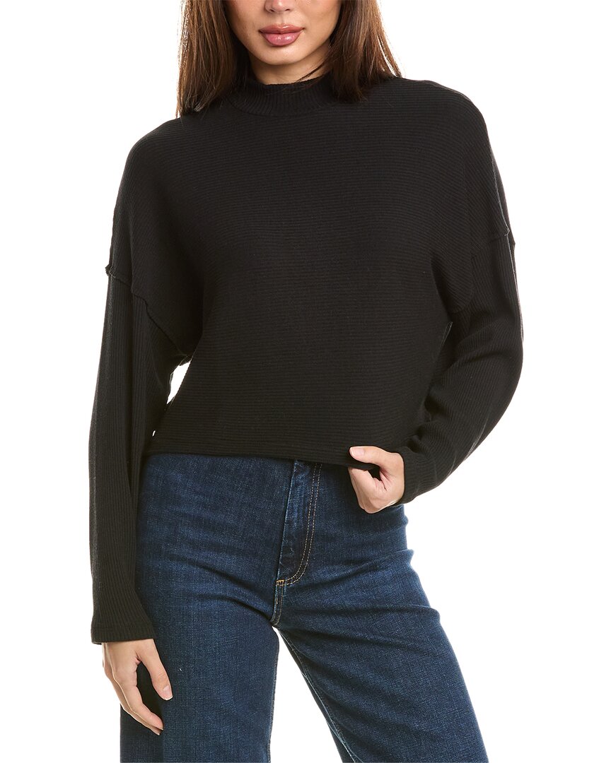 Project Social T Throw And Go Sweater In Black