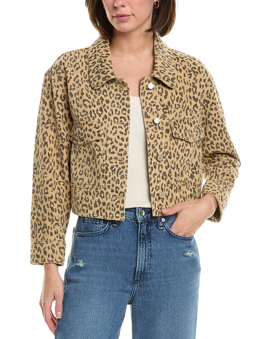 Le Jean Dylan Jacket In Brown