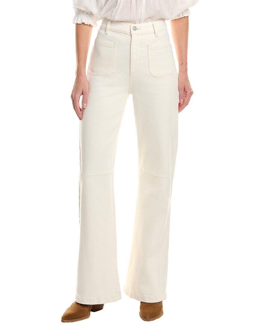 Le Jean Parker Soft Bone Barrel Jean In White