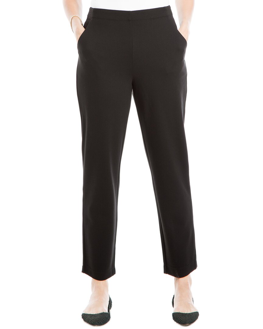 Max Studio Ponte Pant In Black