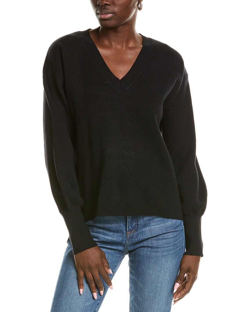 Oat New York V-neck Sweater In Black