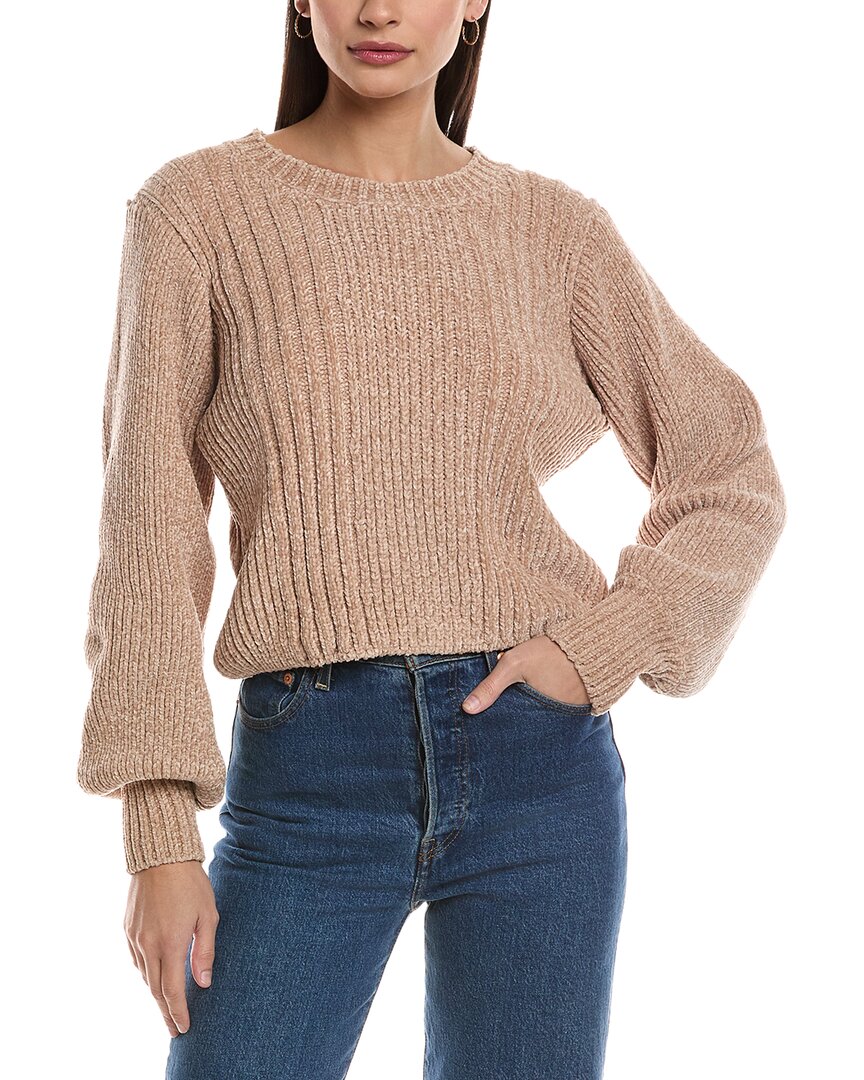 Oat New York Chenille Sweater In Sand
