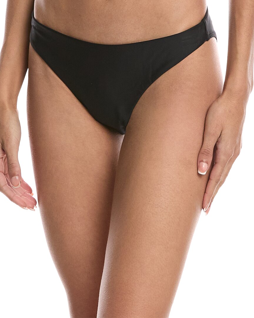 Milly Solid Margot Bikini Bottom In Black