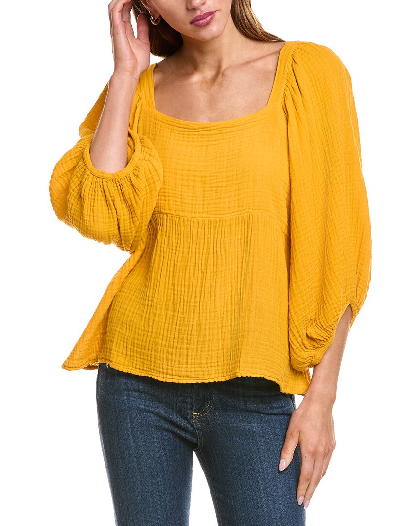 Michael Stars Patsy Top In Yellow