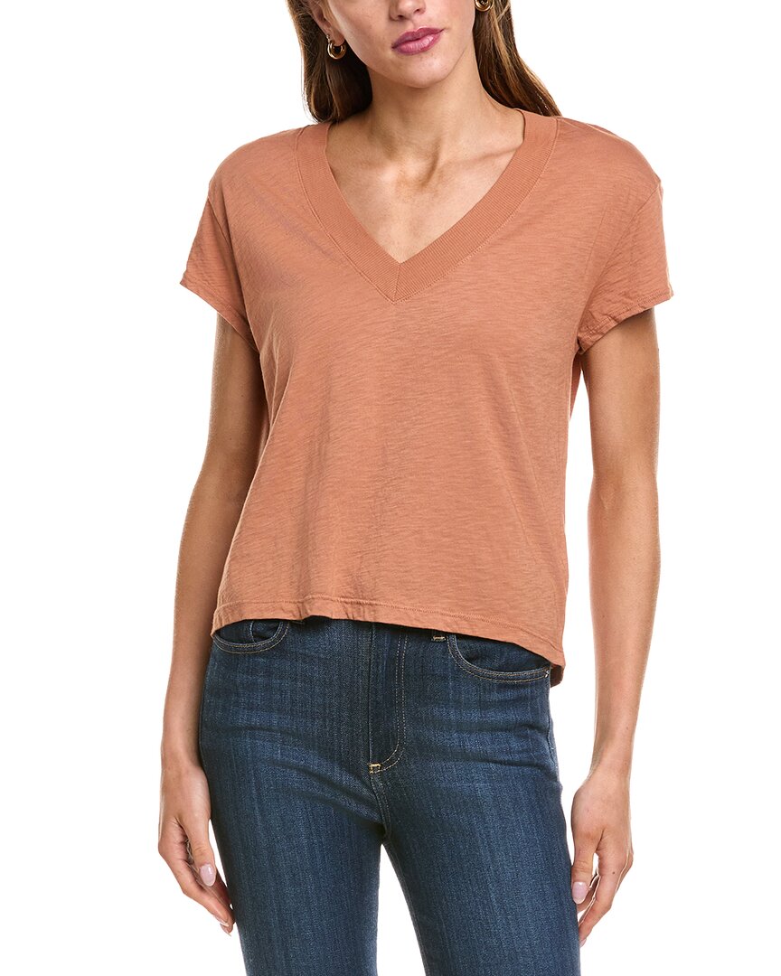 Michael Stars Harlan T-shirt In Brown