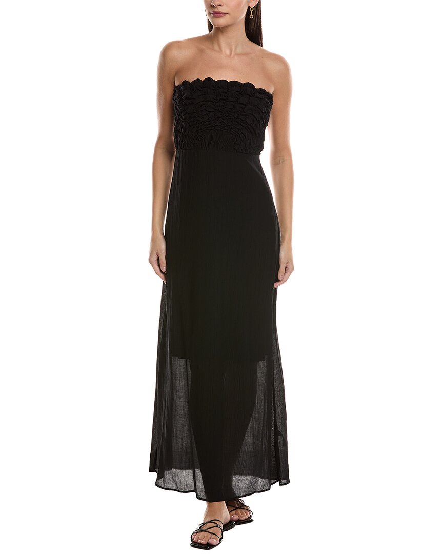 Rag & Bone Catalina Midi Dress In Black