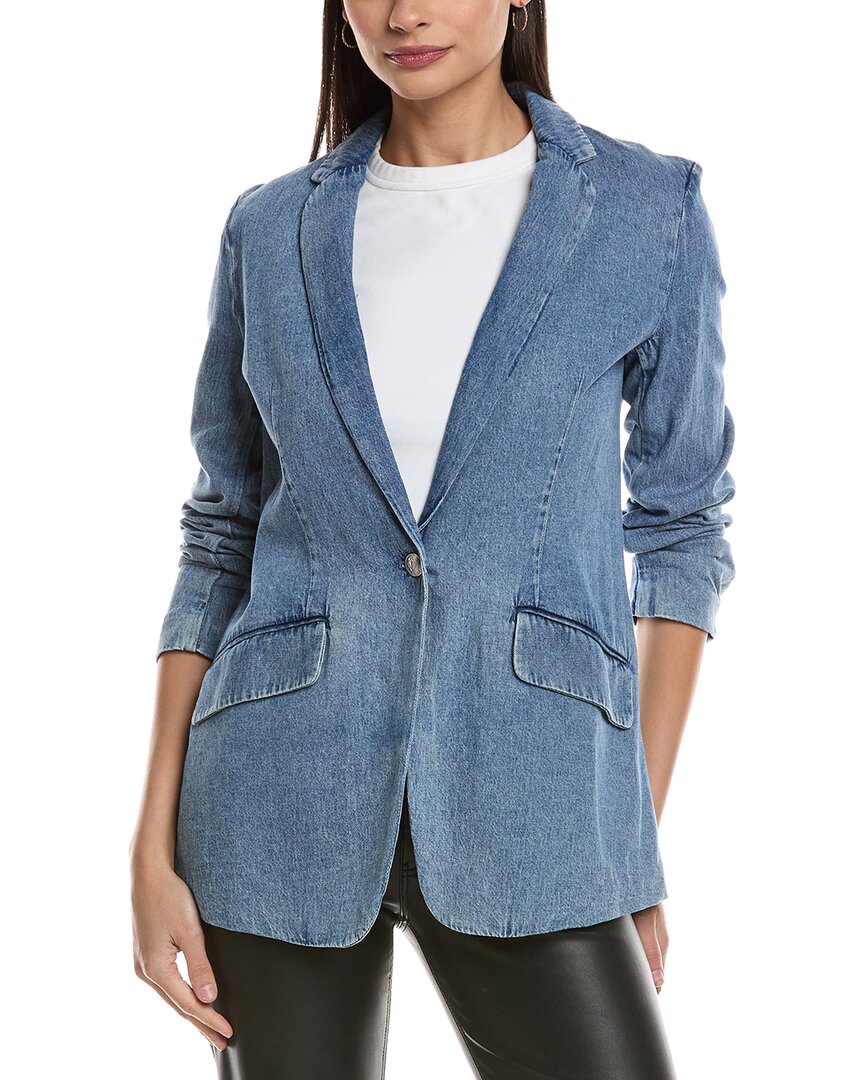 Rag & Bone Marcella Denim Blazer In Blue