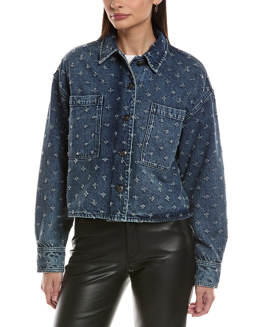 Rag & Bone Jaiden Shirt Jacket In Blue