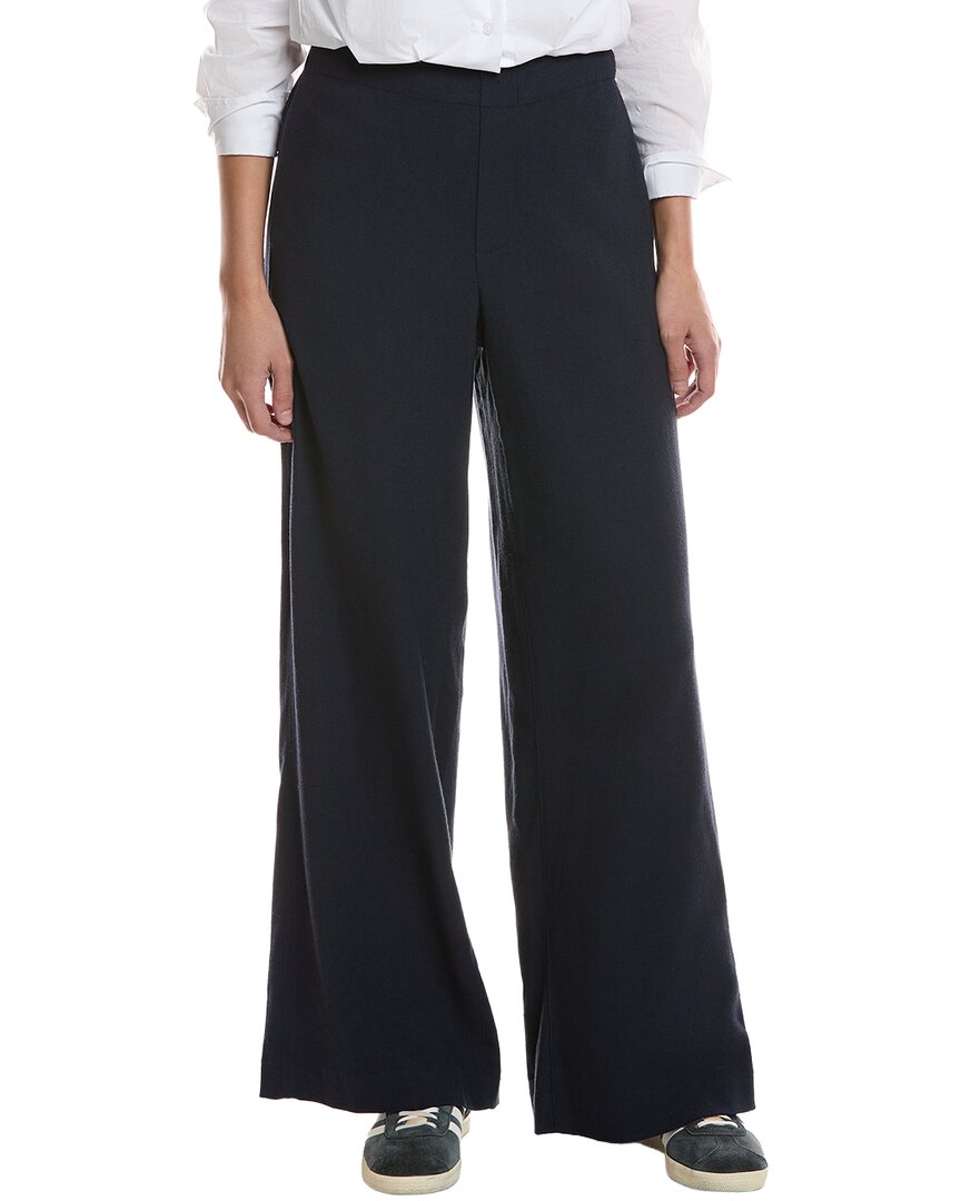 Rag & Bone Melanie Linen-blend Pant In Blue