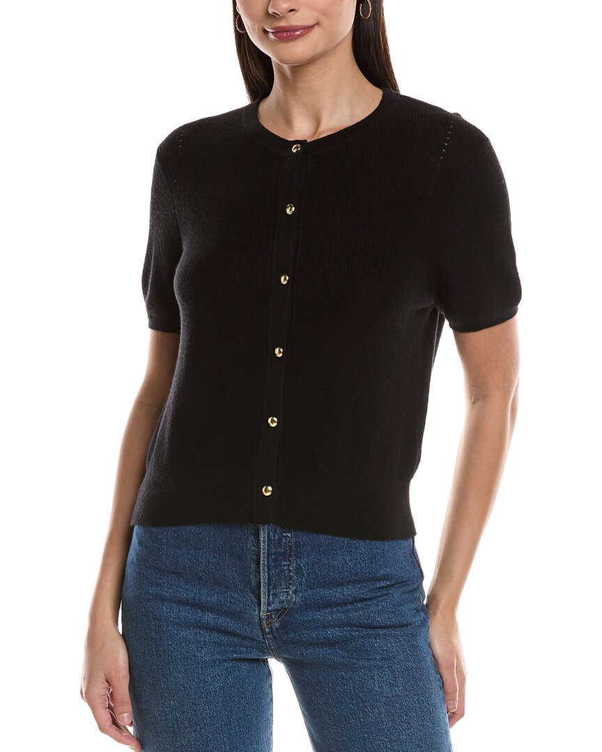 Rag & Bone Dina Cashmere-blend Cardigan In Black