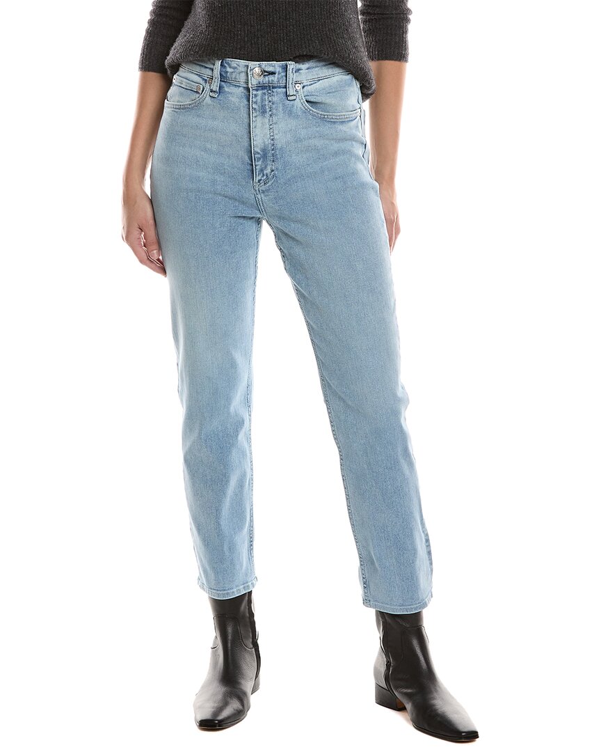 Rag & Bone Flexi Wren Keens High-rise Ankle Jean In Blue