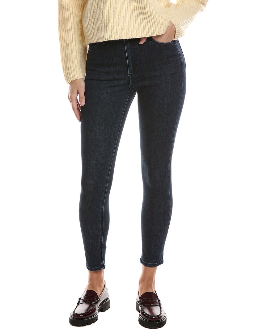 Rag & Bone Tina High-rise Ankle Dark Indigo Skinny Jean In Blue