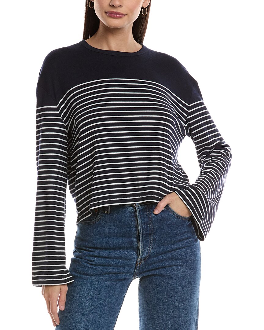 Rag & Bone Knit Stripe Shirt In Multi