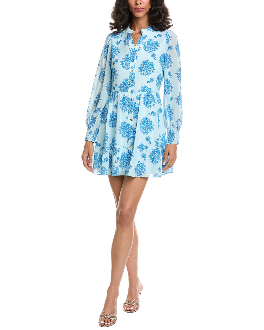 Sail To Sable Mini Dress In Blue