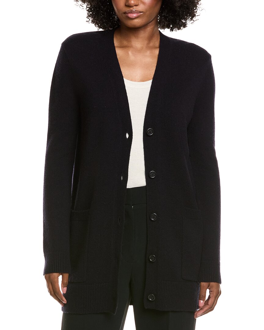 Max Mara Villar Wool & Cashmere-blend Cardigan In Black