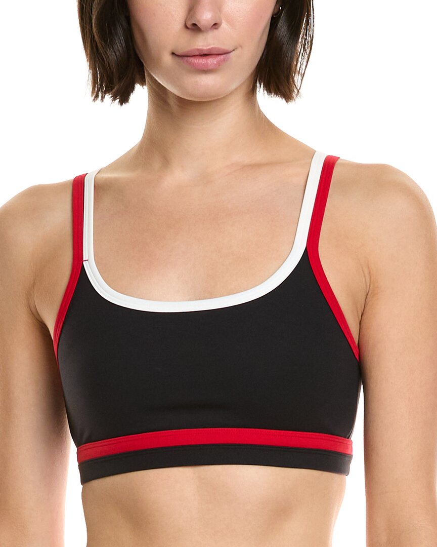 Splits59 Eva Rigor Double Strap Bra In Black