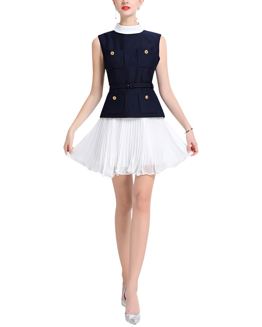 Dza Mini Dress In White