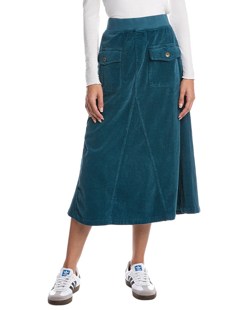 Xcvi Alto Midi Skirt In Blue