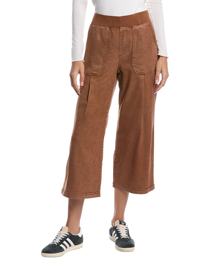 Xcvi Eileen Crop Pant In Brown
