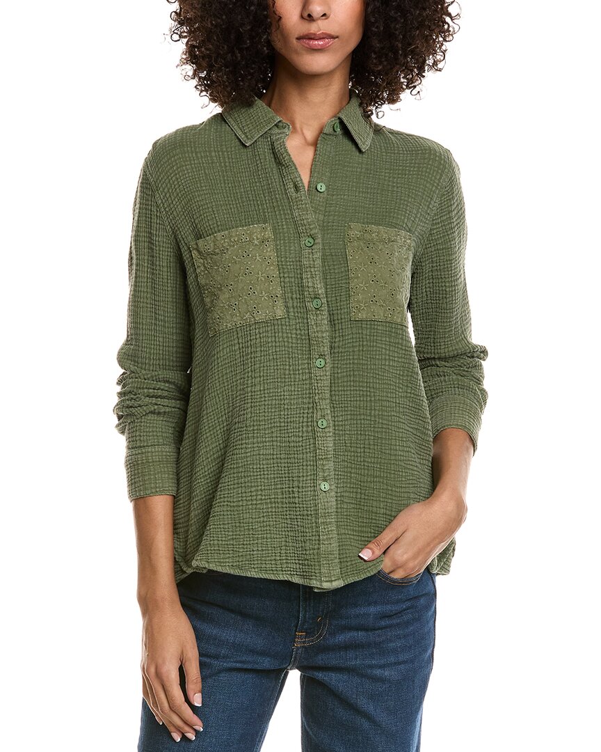 Trove New York Fisher Shirt In Green
