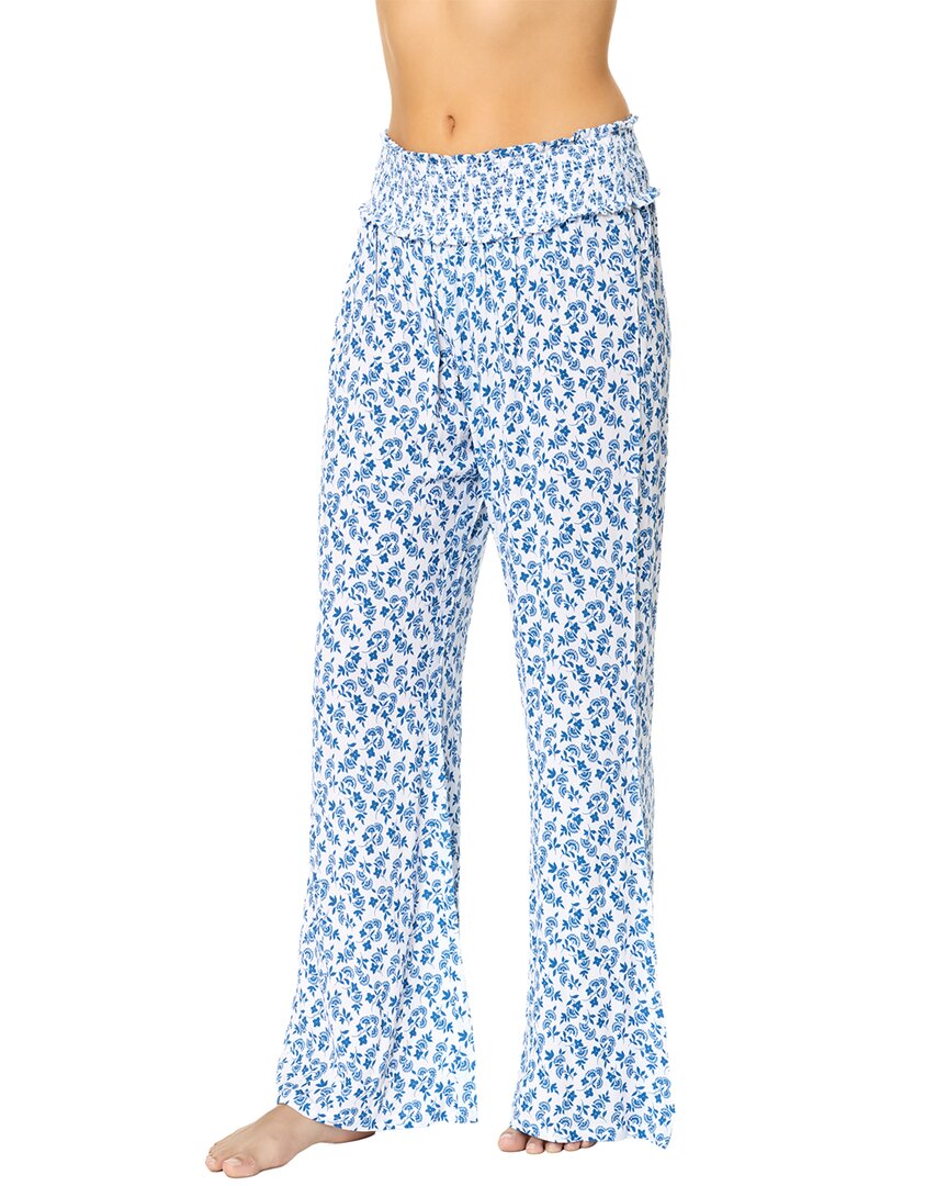 Raisins Beach Day Bikini Bottom In Bahia Blue (slat)