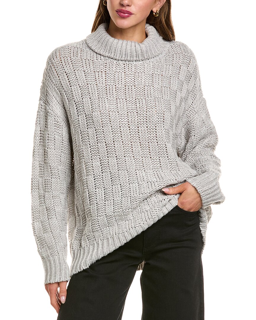 Jak Turtleneck Sweater In Gray