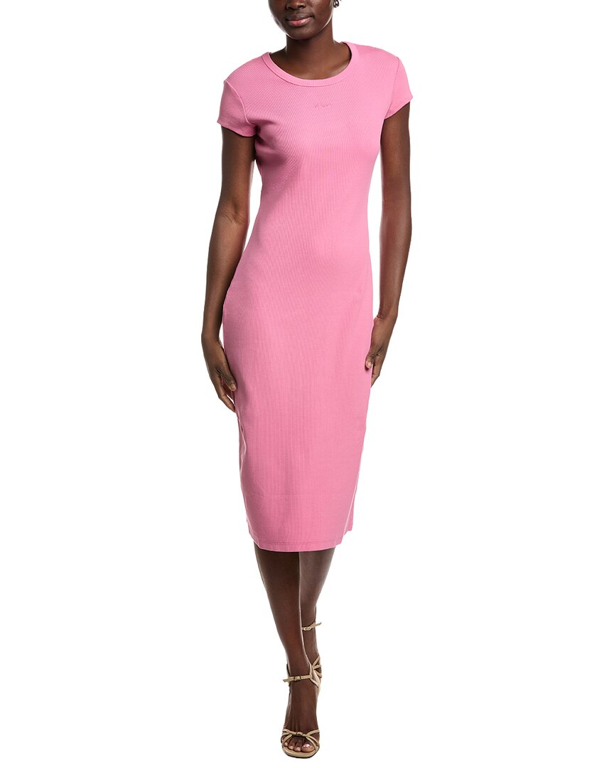 Boss By Hugo Boss Boss Hugo Boss Elira Midi Dress In Pink