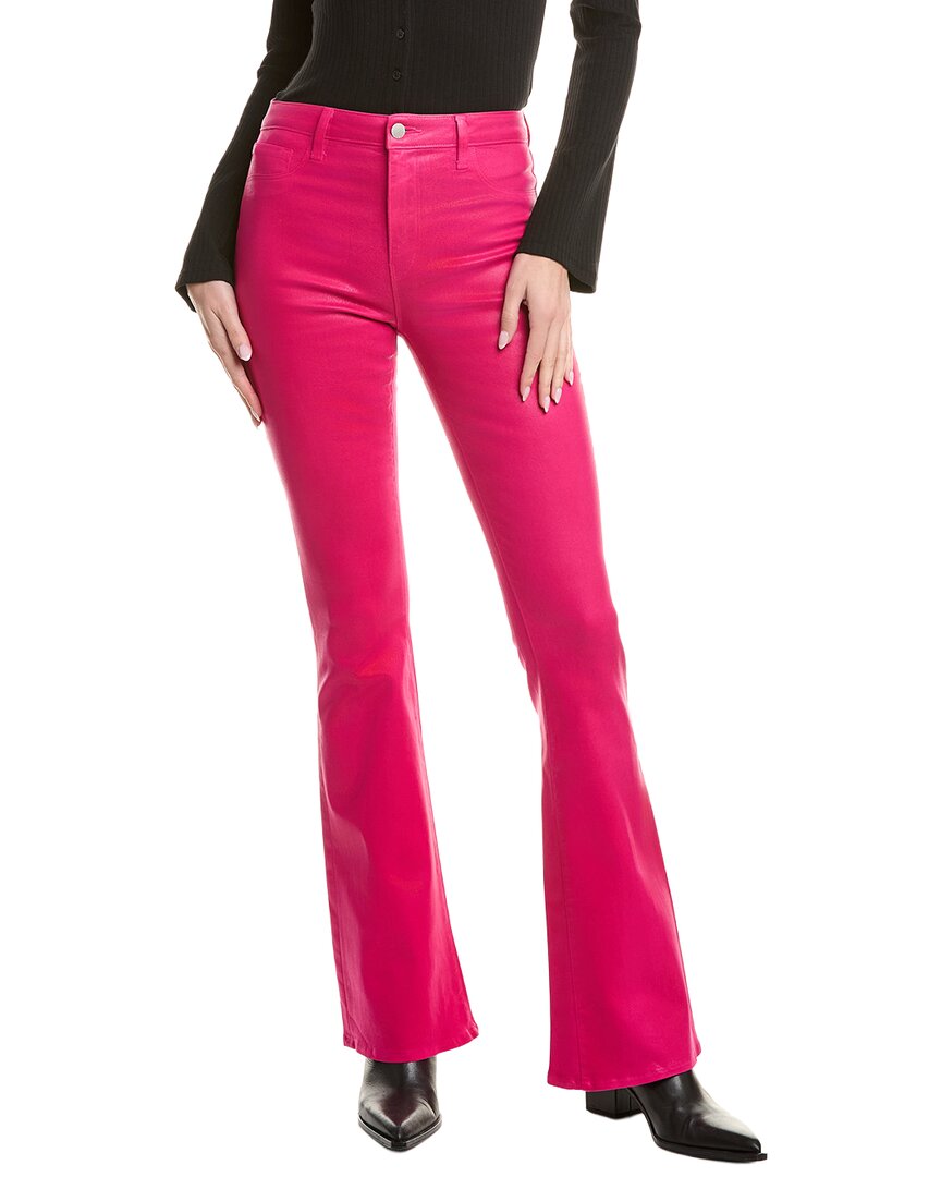 L'agence Marty High-rise Flare Jean In Pink