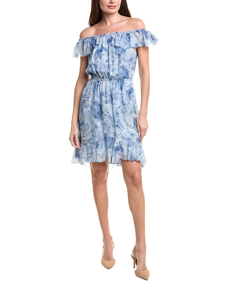 L'agence Leonie Off-shoulder Silk Dress