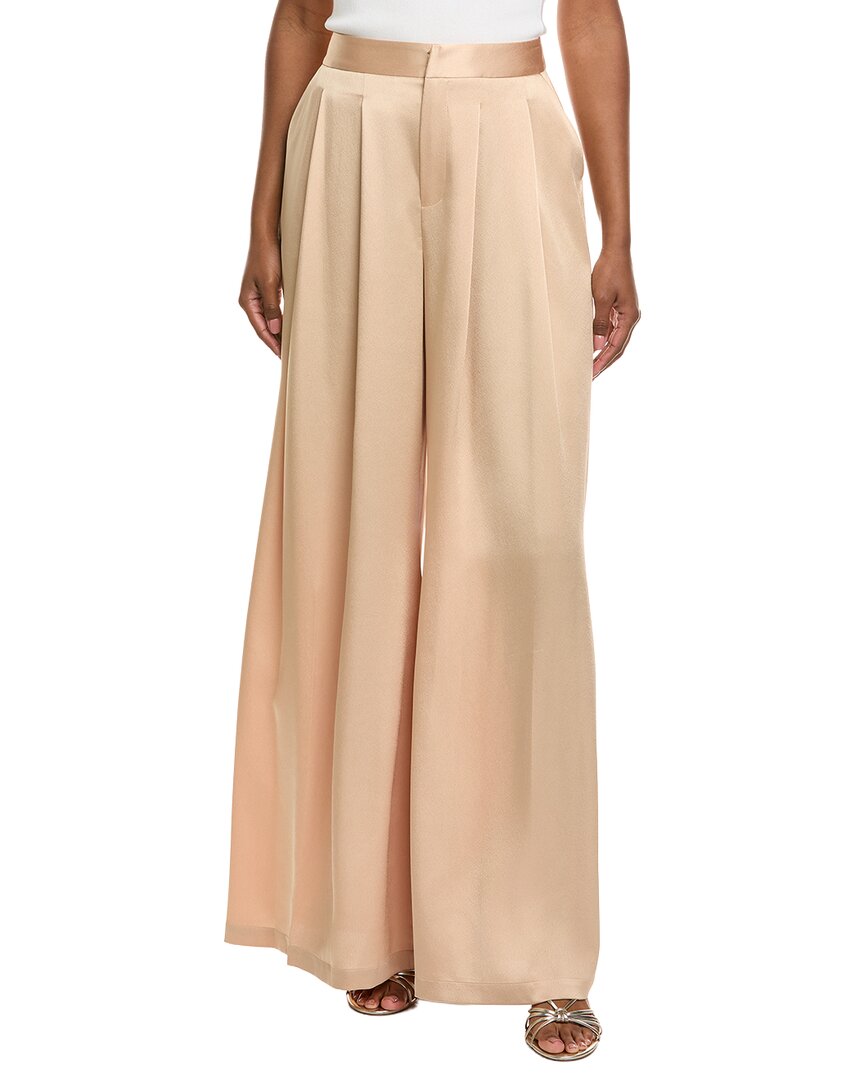 L'agence Aubrie Mid-rise Wide Leg Pant In Neutral