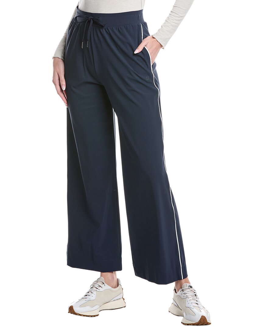 Sweaty Betty Explorer Wide Leg Trouser In Blue