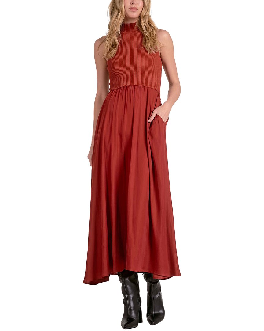 Elan Midi Dress In Red