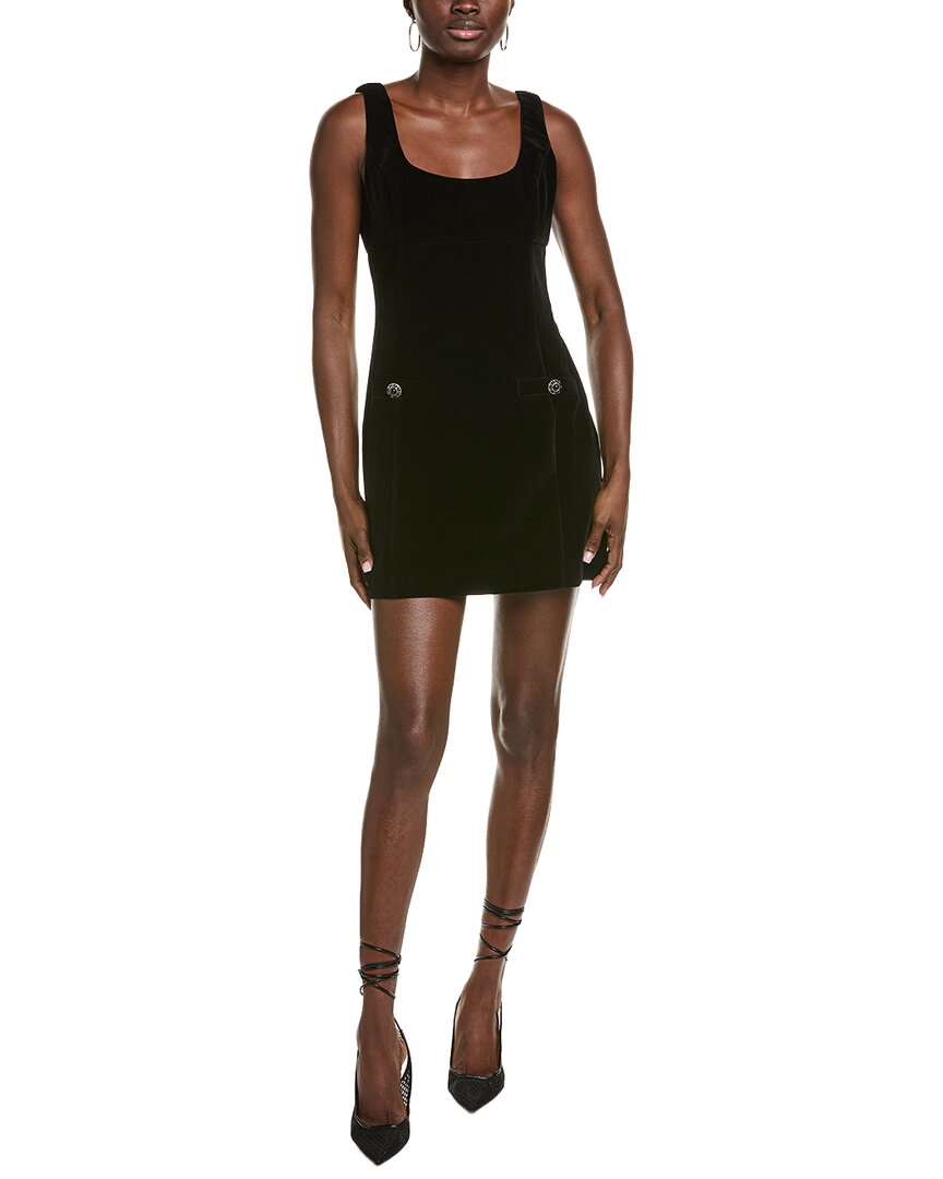 Endless Rose Velvet Mini Dress In Black