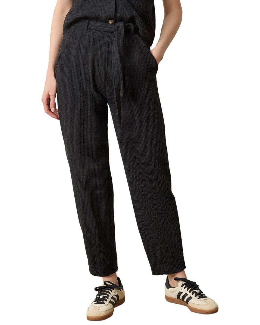 Lilla P Belted Pant In Black