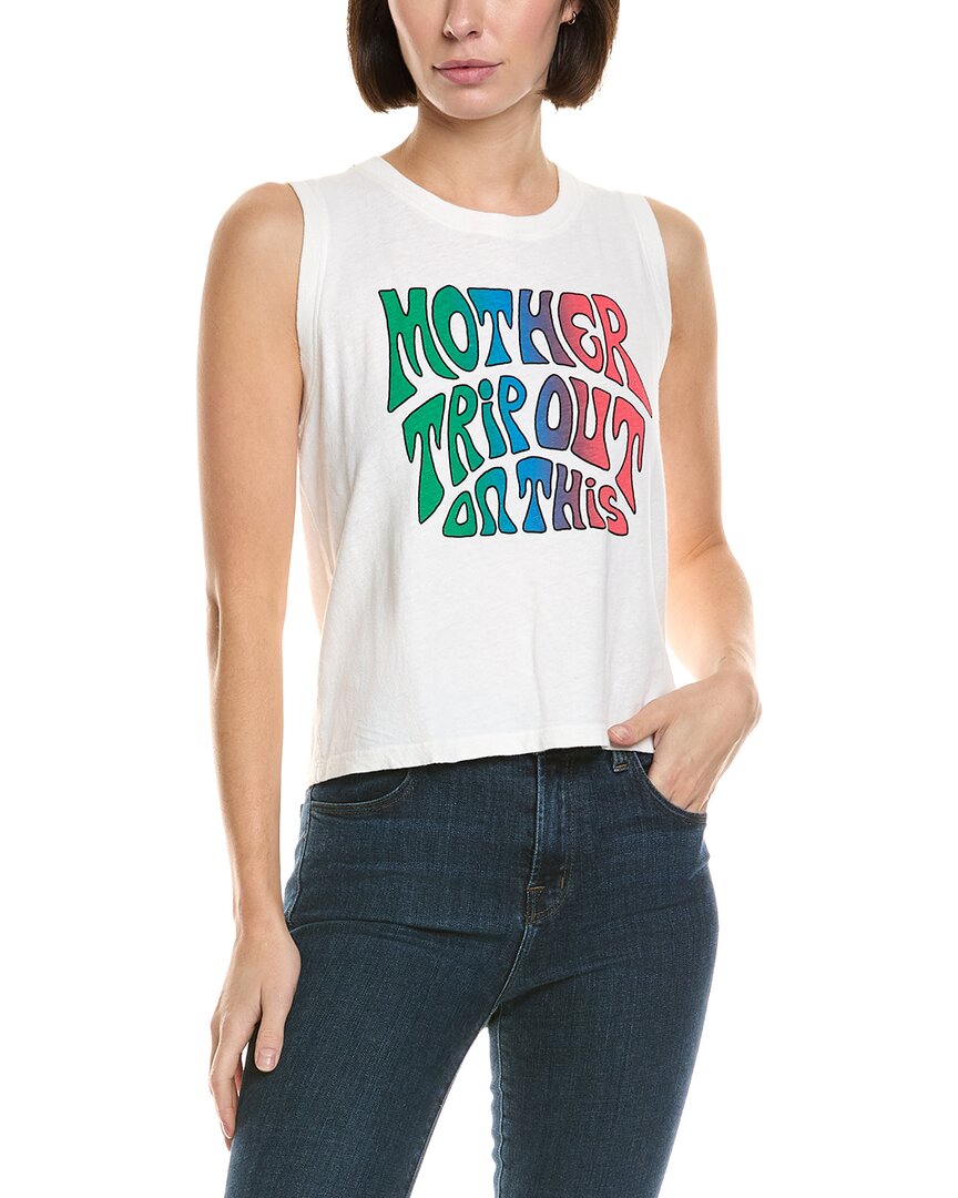 Mother The Strong And Silent Type T-shirt In White