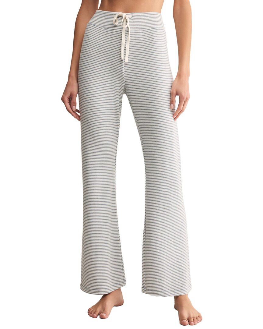 Z Supply In The Clouds Stripe Pant In Gray
